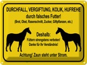 Blechschild 30x40 cm füttern strengstens verboten Warnschild Hinweisschild Sicherheit Vorsicht