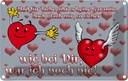 Blechschild 12x18 cm Für Liebe gibt's keine Garantie Spruch Zitat
