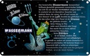Blechschild 12x18 cm Sternzeichen Wassermann Dekoration Astrologie
