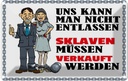 Blechschild 12x18 cm uns kann man nicht entlassen Dekoration Spruch Zitat