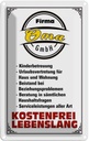 Blechschild 18x12 cm Firma Oma GmbH kostenfrei Opa Spruch Zitat