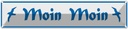 Blechschild 10x46 cm Moin gutn Morgen Witz Humor Lustig Spaß Dekoration