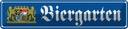 Blechschild 10x46 cm Biergarten Oktoberfest Geburtstag Feiern Party