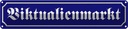 Blechschild 10x46 cm Viktualienmarkt Straßenschild Abenteuer Reisen Urlaub