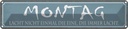 Blechschild 10x46 cm Montag lacht nicht einmal die Dekoration Spruch Zitat