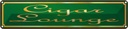 Blechschild 10x46 cm Cigar Lounge Zigarre Lounge