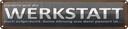 Blechschild 10x46 cm Gestern war Werkstatt aufgeräumt Auto Garage