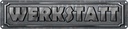 Blechschild 10x46 cm Werkstatt Auto Garage