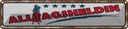 Blechschild 10x46 cm 5 Sterne Alltagsheldin Dekoration Spruch Zitat