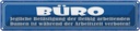 Blechschild 10x46 cm Büro Damen Belästigung verboten Beruf Arbeit