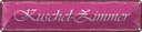 Blechschild 10x46 cm Kuschel-Zimmer