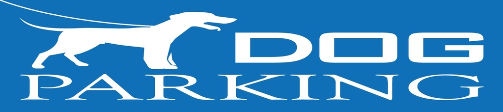 [LA-1814458] Blechschild 10x46 cm Dog Parking