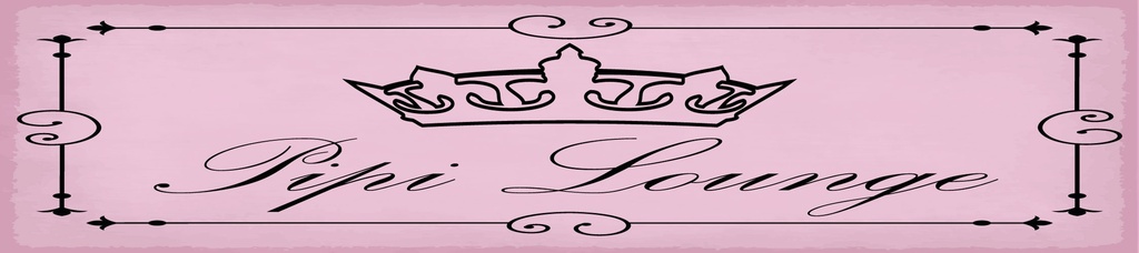 [LA-1814468] Blechschild 10x46 cm Pipi Lounge Toilette Krone rosa