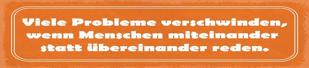 [LA-1814797] Blechschild 10x46 cm Probleme verschwinden wenn Menschen reden
