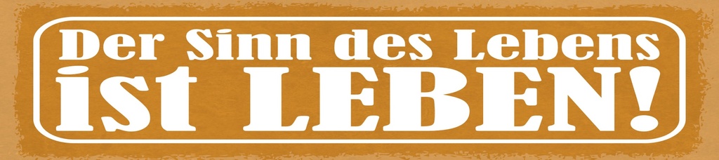 [LA-1814921] Blechschild 10x46 cm Kehrwoche gelbes