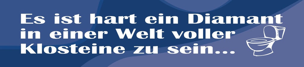 [LA-1815242] Blechschild 10x46 cm Es ist hart ein Diamant in einer Welt voller