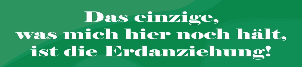 [LA-1815247] Blechschild 10x46 cm Das einzige, was mich hier noch hält