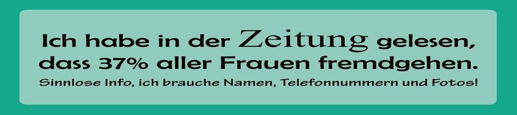 [LA-1815410] Blechschild 10x46 cm 37% aller Frauen fremdgehen