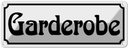 Blechschild 10x27 cm Garderobe Geschenk