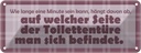 Blechschild 10x27 cm Wie lange eine Minute Dekoration Spruch Zitat