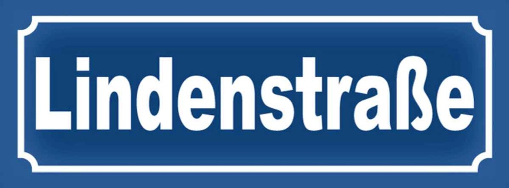 [LA-116241-H] Holzschild 10x27 cm Lindenstraße Straßenschild