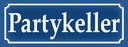 Holzschild 10x27 cm Partykeller Geschenk