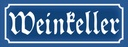 Holzschild 10x27 cm Weinkeller Geschenk