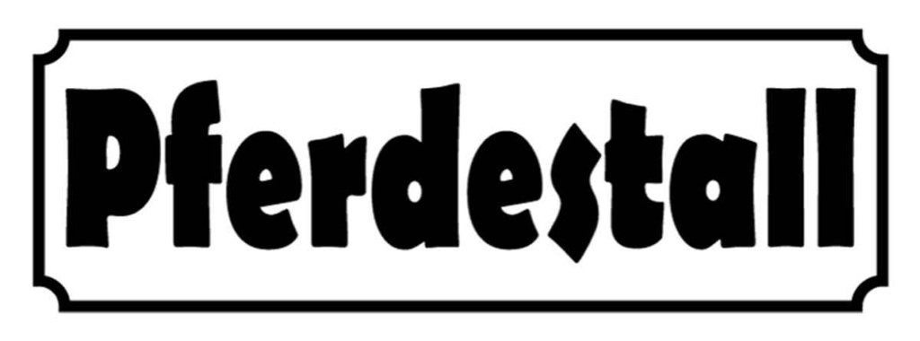 [LA-116259-H] Holzschild 10x27 cm Pferdestall Tier Haustier