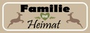 Holzschild 10x27 cm Familie ist Heimat Dekoration