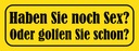 Holzschild 10x27 cm Sex oder golfen Sie schon Dekoration