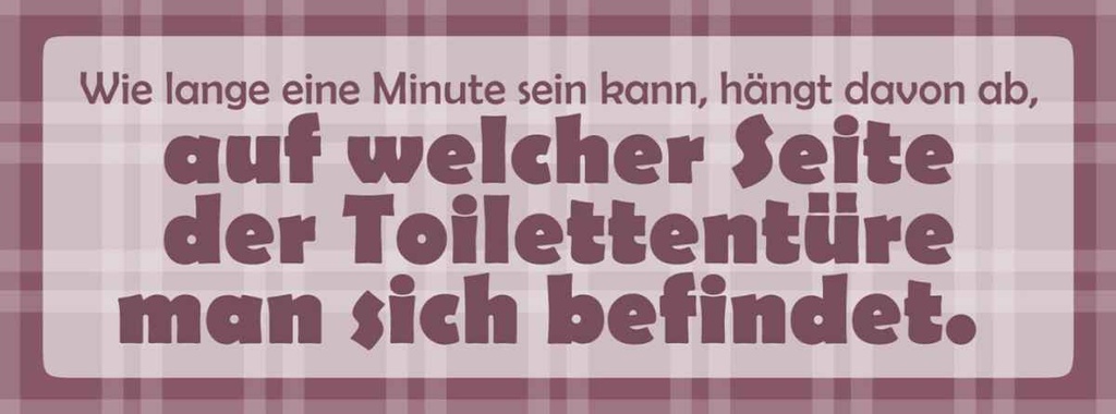 [LA-116305-H] Holzschild 10x27 cm Wie lange eine Minute Dekoration