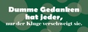 Holzschild 10x27 cm Dumme Gedanken hat jeder Dekoration