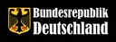 Holzschild 10x27 cm Bundesrepublik Deutschland