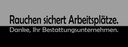 Holzschild 10x27 cm Rauchen sichert Arbeitsplätze Warnschild Hinweisschild