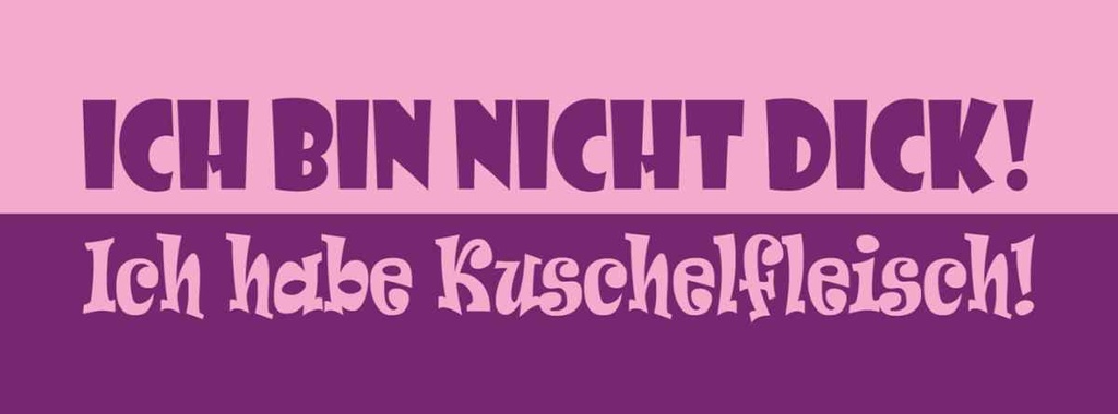 Holzschild 10x27 cm Ich habe Kuschelfleisch Dekoration