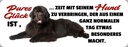 Holzschild 10x27 cm Glück ist Zeit mit seinem Hund Tier Haustier