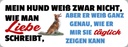 Holzschild 10x27 cm Hund zeigt täglich seine Liebe Tier Haustier