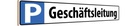 Holzschild 10x46 cm Geschäftsleitung Parkplatzschild