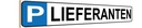 Holzschild 10x46 cm Parkplatz Lieferanten Parkplatzschild