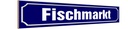 Holzschild 10x46 cm Fischmarkt Hofladen Marktstand Laden