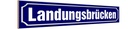 Holzschild 10x46 cm Landungsbrücken Hamburg Straße Stadt