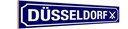 Holzschild 10x46 cm Düsseldorf Wappen Flagge Fahne