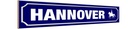 Holzschild 10x46 cm Hannover Wappen Flagge Fahne