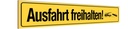 Holzschild 10x46 cm Ausfahrt freihalten Warnschild Hinweisschild