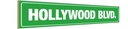 Holzschild 10x46 cm HOLLYWOOD BLVD Amerika USA