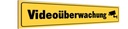 Holzschild 10x46 cm Videoüberwachung Warnschild Hinweisschild