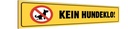 Holzschild 10x46 cm kein Hundeklo Tier Haustier
