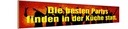 Holzschild 10x46 cm die besten Partys in der Küche Kochen