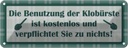 Blechschild 10x27 cm Benutzung der Klobürste Warnschild Hinweisschild Sicherheit Vorsicht
