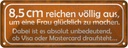 Blechschild 10x27 cm 8,5cm reichen aus Frau glücklich Spruch Zitat